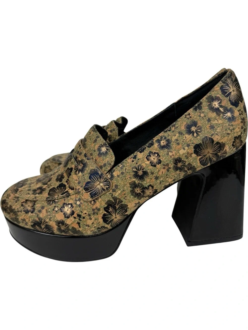 Cecelia New York Floral Pinky Platform Loafers